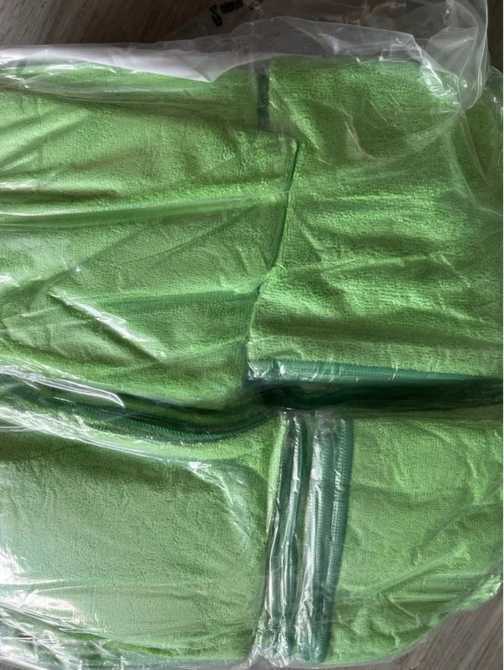 40 pack microfiber cleaning cloths green